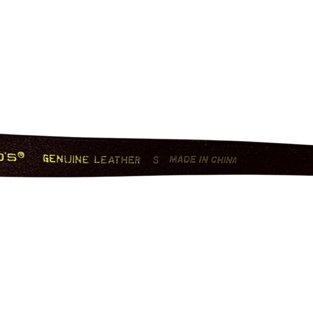 Chico's Small Black Leather Western Retro Style Cowgirl Women’s Belt - Picture 4 of 4